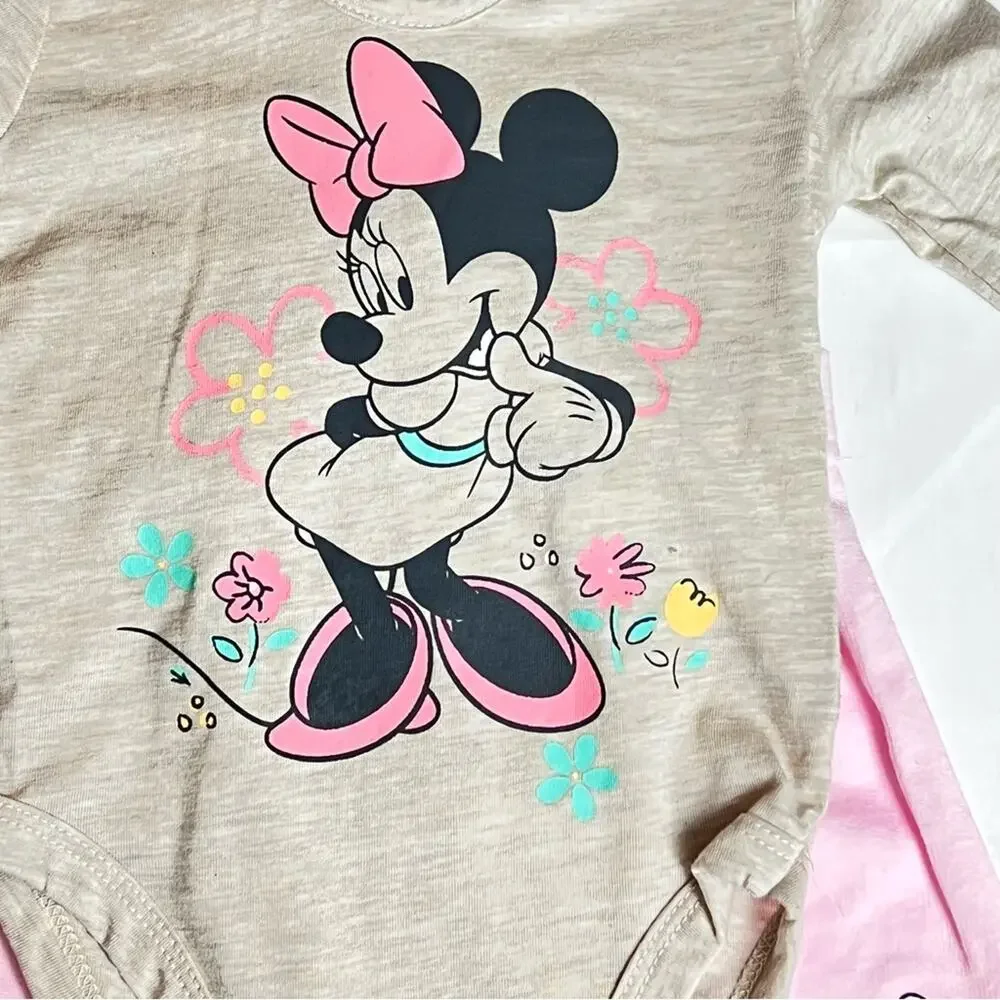 Disney Baby Three Piece Matching Floral Set Sz 12 M